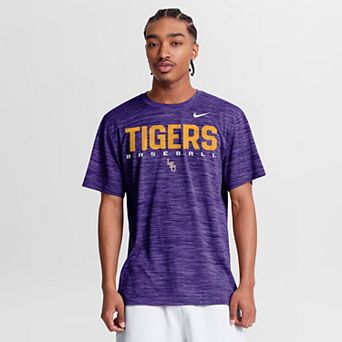 Men's Nike Purple LSU Tigers Dugout Velocity Dri-FIT T-Shirt