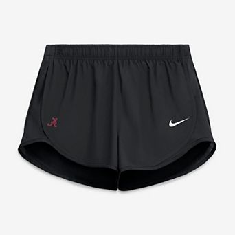 Women's Nike Black Alabama Crimson Tide Tempo Mid-Rise Dri-FIT Shorts