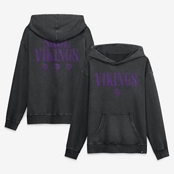 Men's Fanatics Black Minnesota Vikings Relaxed Intense Rivalry French Terry Hoodie