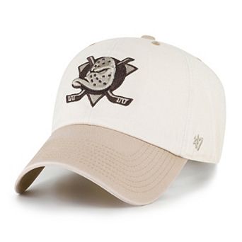 Men's '47 Natural/Tan Anaheim Ducks Neutral Terrain Clean Up Adjustable Hat