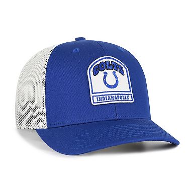 Men's '47 Royal Indianapolis Colts Headstone Trucker Adjustable Hat