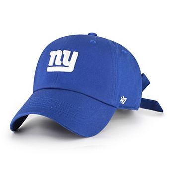 Women's '47 Royal New York Giants Bow Back Clean Up Adjustable Hat