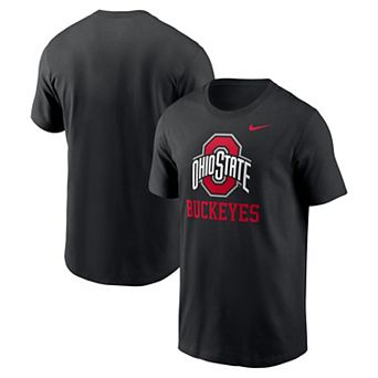 Men's Nike Black Ohio State Buckeyes Primetime Logo Mantra T-Shirt