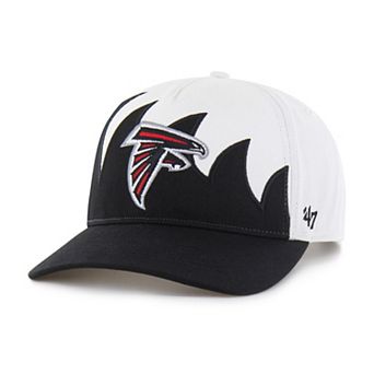 Men's '47 White Atlanta Falcons Jagged Hitch Adjustable Hat