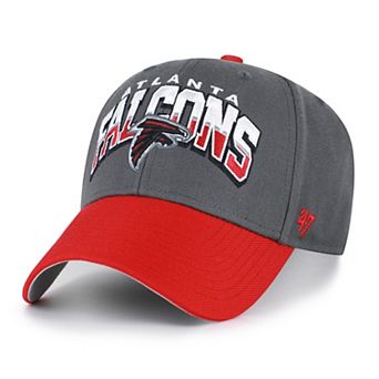 Men's '47 Charcoal Atlanta Falcons Split Block MVP Adjustable Hat