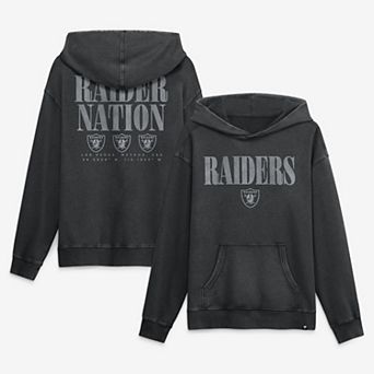 Men's Fanatics Black Las Vegas Raiders Relaxed Intense Rivalry French Terry Hoodie
