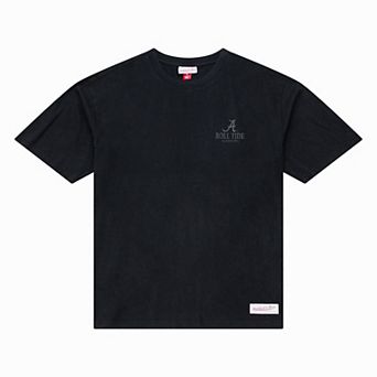 Men's Mitchell & Ness Black Alabama Crimson Tide Monochrome Icon T-Shirt