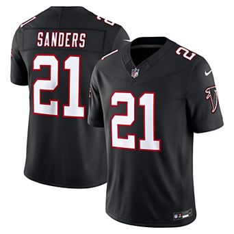 Men's Nike Deion Sanders Black Atlanta Falcons Alternate Throwback Vapor F.U.S.E. Stitched Retired Limited Jersey