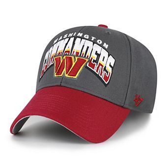 Men's '47 Charcoal Washington Commanders Split Block MVP Adjustable Hat