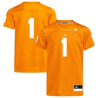 Youth adidas #1 Tennessee Orange Tennessee Volunteers Replica Football Jersey