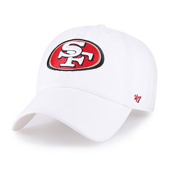 Men's '47 White San Francisco 49ers Clean Up Adjustable Hat