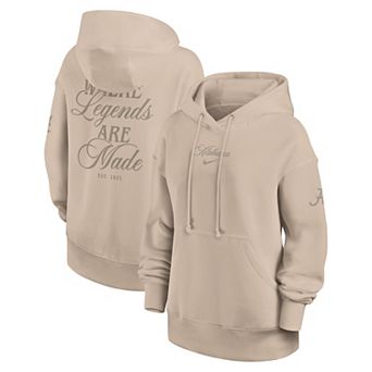 Women's Nike Tan Alabama Crimson Tide Neutral Stance Phoenix Fleece Oversized Hoodie