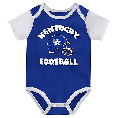Newborn Outerstuff Royal Kentucky Wildcats Star Player Three-Piece Bodysuit Set