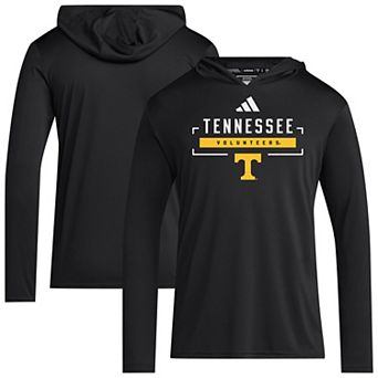 Men's adidas Black Tennessee Volunteers D4T Long Sleeve Hooded T-Shirt