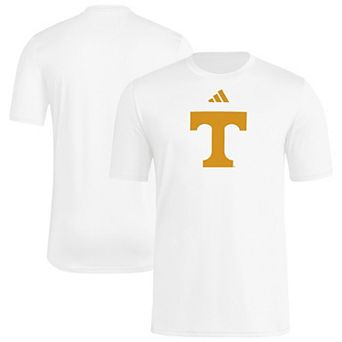 Men's adidas White Tennessee Volunteers Primary Logo T-Shirt