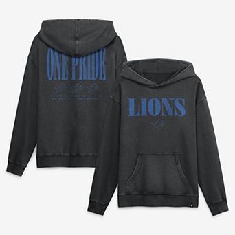 Men's Fanatics Black Detroit Lions Relaxed Intense Rivalry French Terry Hoodie