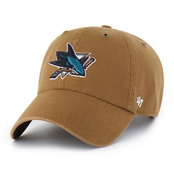 Men's Carhartt x '47 Brown San Jose Sharks Clean Up Adjustable Hat