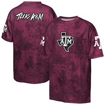 Youth Outerstuff Maroon Texas A&M Aggies Off-Side Sublimated T-Shirt