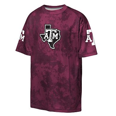 Youth Outerstuff Maroon Texas A&M Aggies Off-Side Sublimated T-Shirt