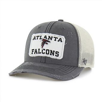 Men's '47 Charcoal Atlanta Falcons Egremont Well-Worn Adjustable Trucker Hat