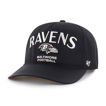 Men's '47 Black Baltimore Ravens Modernia Hitch Adjustable Hat