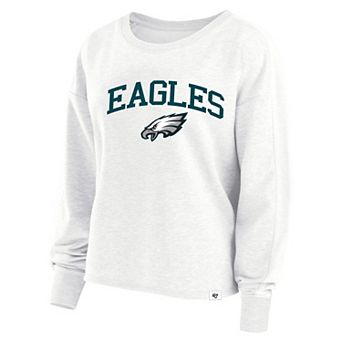 Women's '47 Ash Philadelphia Eagles Plus Size Sydney Arch Game T-Shirt