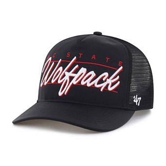 Unisex '47 Black NC State Wolfpack brrr Condor Mesh Hitch Adjustable Hat