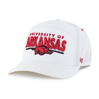 Unisex '47 White Arkansas Razorbacks brrr Expressway Hitch Adjustable Hat
