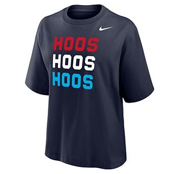 Women's Nike Navy Virginia Cavaliers Red, White and Hoos Boxy T-Shirt