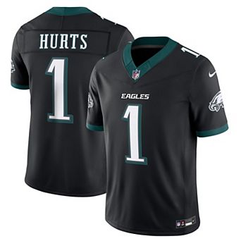 Men's Nike Jalen Hurts Black Philadelphia Eagles Alternate Vapor F.U.S.E. Stitched Limited Jersey
