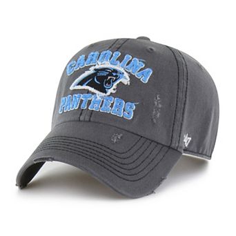 Men's '47 Charcoal Carolina Panthers Seymoore Clean Up Adjustable Hat