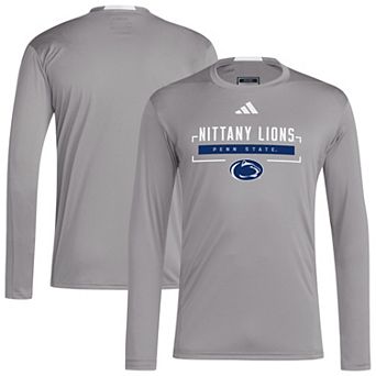 Men's adidas Gray Penn State Nittany Lions D4T Long Sleeve T-Shirt