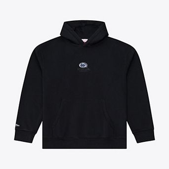 Men's Mitchell & Ness Black Penn State Nittany Lions Monochrome Icon Fleece Hoodie