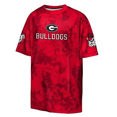 Youth Outerstuff Red Georgia Bulldogs Off-Side Sublimated T-Shirt