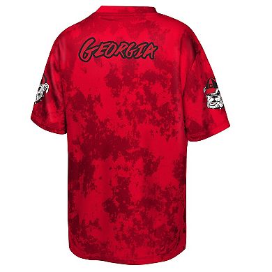 Youth Outerstuff Red Georgia Bulldogs Off-Side Sublimated T-Shirt
