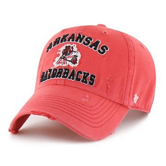 Unisex '47 Cardinal Arkansas Razorbacks Well-Worn Seymore Clean Up Adjustable Hat