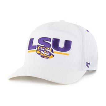 Unisex '47 White LSU Tigers brrr Expressway Hitch Adjustable Hat