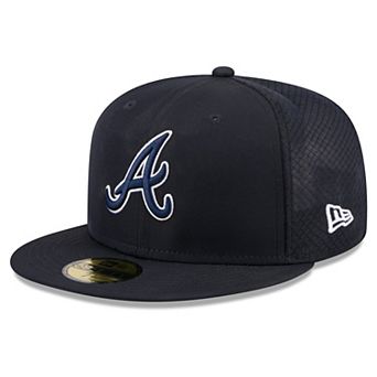 Youth New Era Navy Atlanta Braves Batting Practice 59FIFTY Fitted Hat