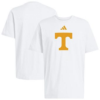 Men's adidas White Tennessee Volunteers Primary Logo T-Shirt
