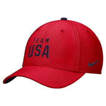 Men's Nike Red Team USA Rise Dri-FIT Flex Hat