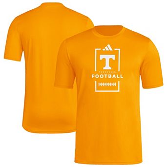 Men's adidas Tennessee Orange Tennessee Volunteers Football Poly T-Shirt
