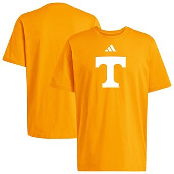 Men's adidas Tennessee Orange Tennessee Volunteers Primary Logo Cotton T-Shirt