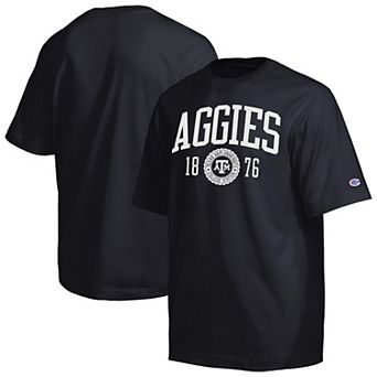 Men's Champion Black Texas A&M Aggies Established Tradition Heavyweight T-Shirt