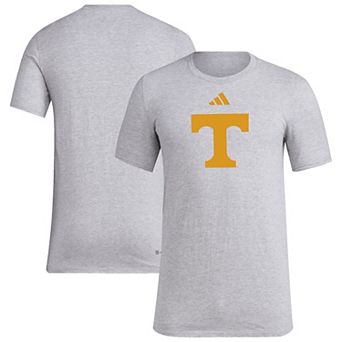 Men's adidas Gray Tennessee Volunteers Primary Logo T-Shirt