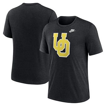Men's Nike Heather Black Oregon Ducks Blitz Legacy Primary Tri-Blend T-Shirt