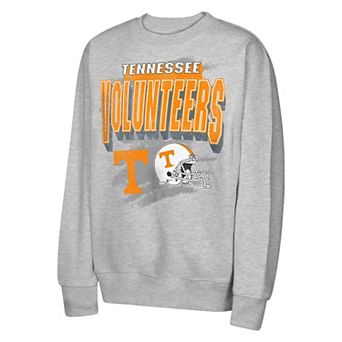 Youth Outerstuff Heather Gray Tennessee Volunteers Wild Card Fleece Sweatshirt