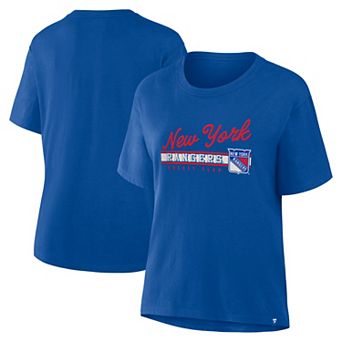 Women's Fanatics Blue New York Rangers Hometown Premium Legacy T-Shirt