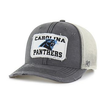 Men's '47 Charcoal Carolina Panthers Egremont Well-Worn Adjustable Trucker Hat