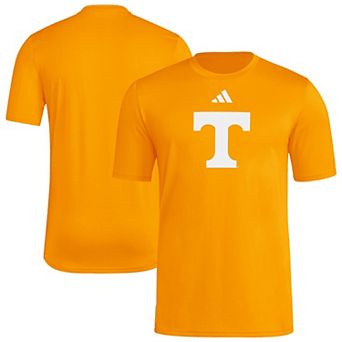 Men's adidas Tennessee Orange Tennessee Volunteers Primary Logo Poly T-Shirt