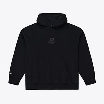 Men's Mitchell & Ness Black Ohio State Buckeyes Monochrome Icon Fleece Hoodie